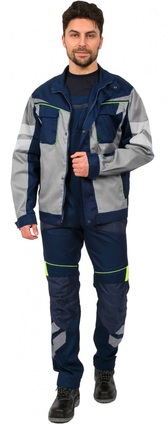 Куртка укороченная мужская PROFLINE SPECIALIST, серый/т.синий фото 1
